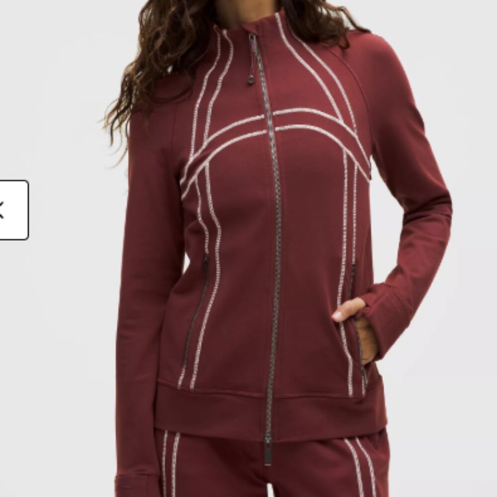 lululemon athletica Burgundy Bomber Jacket